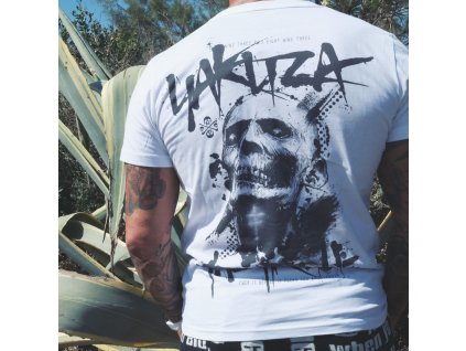 Yakuza tričko pánske TROUBLE TSB 23024 white