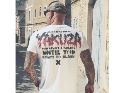 Yakuza tričko pánske FAILURE TSB 23040 white a
