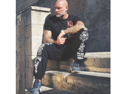 Yakuza tepláky pánske PATCHED LOOS JOB 23050 black