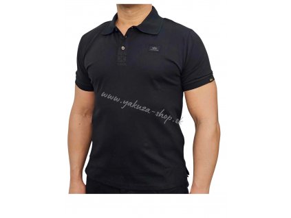 Alpha Industries pánske polo tričko X Fit Polo black 1