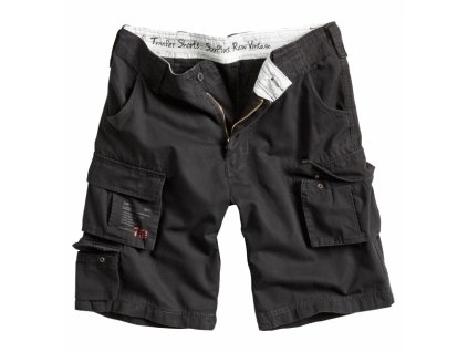 Surplus TROOPER SHORTS black washed pánske šortky