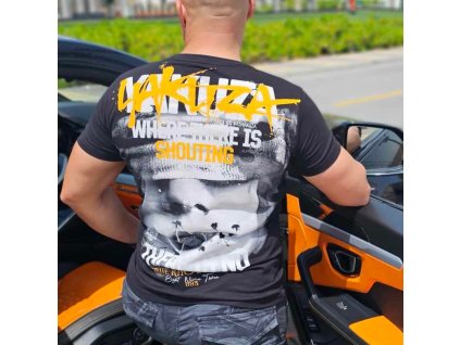 Yakuza tričko pánske SHOUTING TSB 23030 black 1