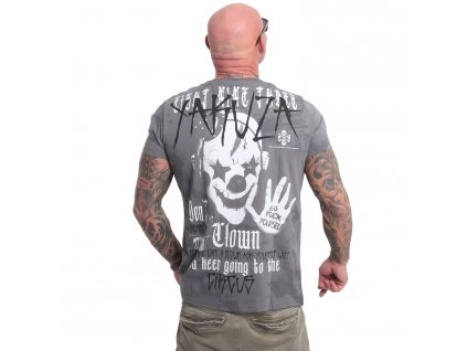 Yakuza tričko pánske TEACH TSB 23037 steel gray
