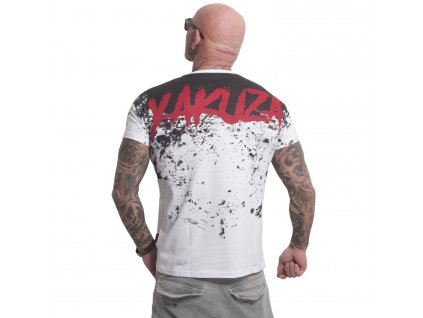 Yakuza tričko pánske SPLASH TSB 23043 white black