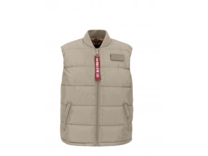 Alpha Industries vesta Puffer Vest LW vintage sand