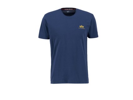 Alpha Industries Basic T Small logo New Navy tričko pánske