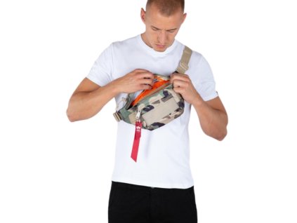 Alpha Industries TACTICAL Waist Bag ľadvinka taška woodl camo