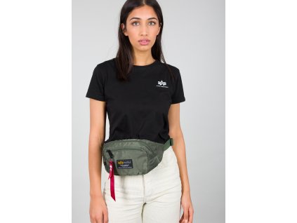 Alpha Industries CREW Waist Bag sage green ľadvinka-taška