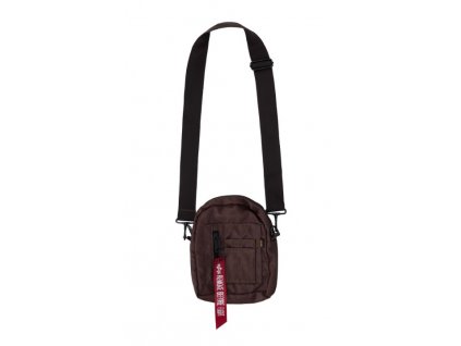 Alpha Industries Crew Carry Bag taška na rameno hunter brown