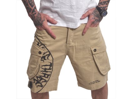 Yakuza cargo šortky TWEAK CARGO CSB 23002 warm sand