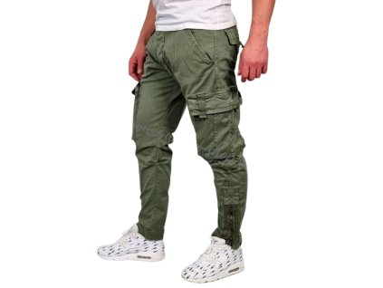 Alpha Industries nohavice Task Force Pant Pant vintage green