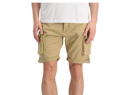 Alpha Industries pánske cargo šortky CREW SHORT sand 6