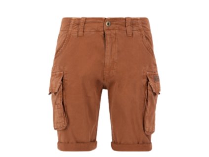 Alpha Industries pánske cargo šortky CREW SHORT hazel brown 1