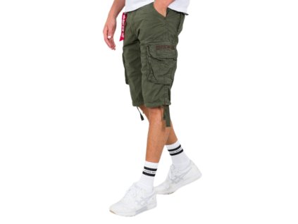 Alpha Industries pánske cargo šortky Jet Short Dark Olive