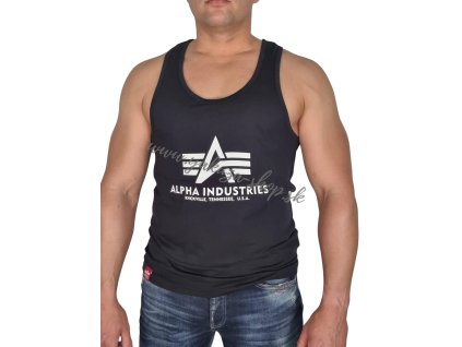 Alpha Industries pánske tielko Basic Tank BB Black