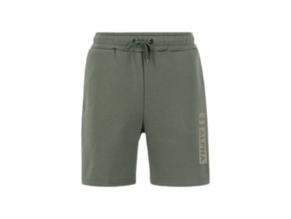 Alpha Industries ALPHA PP SHORT teplákové šortky dark olive 1