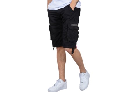 Alpha Industries pánske cargo šortky Jet Short Black