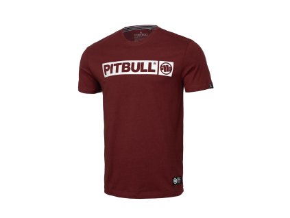 PitBull West Coast tričko pánske HILLTOP 170 burgundy