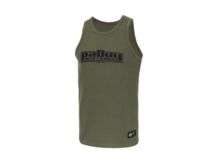 PitBull West Coast tielko pánske BOXING RIB olive