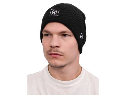 new era ciapka team cuff beanie beanie new york yankees blkotc