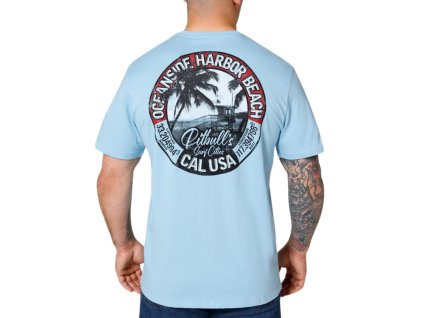pitbull-west-coast-tricko-panske-oceanside-light-blue