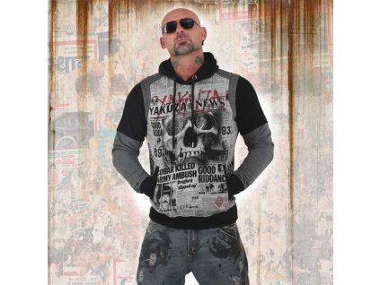 Yakuza ESCOBAR TWO FACE mikina pánska HOB 13004 black
