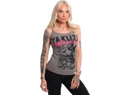 yakuza-damske-tielko-gamble-gsb-26101-steel-gray