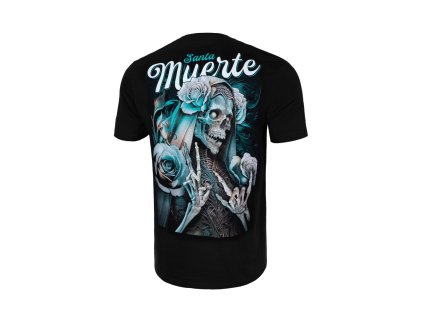 pitbull-west-coast-tricko-panske-santa-muerte-black