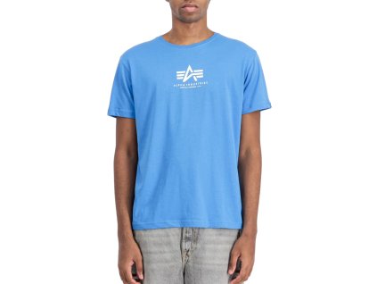 alpha industries basic t ml mediterianian blue tricko panske 1