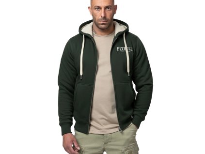 pitbull-west-coast-panska-zateplena-mikina-s-kapucnou-ruffin-detroit-dark-green