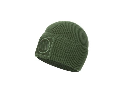 Pitbull West Coast zimná čiapka pletená LOGO SINGLE Olive