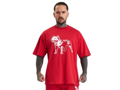 amstaff-tricko-panske-logo-2-0-red-white