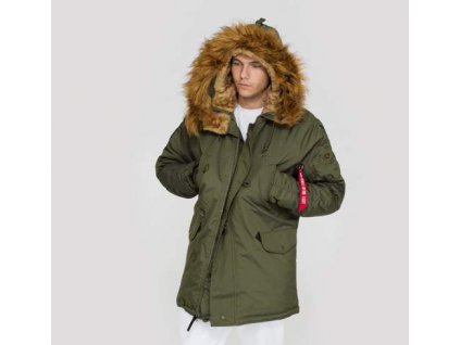 Alpha Industries zimná bunda Explorer Dark green