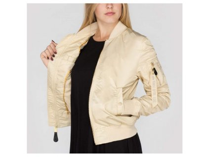 Alpha Industries MA-1 VF WMN dámska zimná bunda caramel