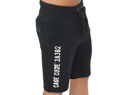 Alpha Industries Cage Code Jogger Short Black pánske šortky a