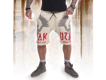 Yakuza šortky pánske DEAD PUNK SSB 14033 bone white