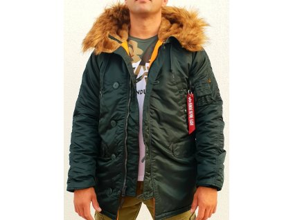 Alpha Industries zimná bunda N3B VF 59 dark petrol