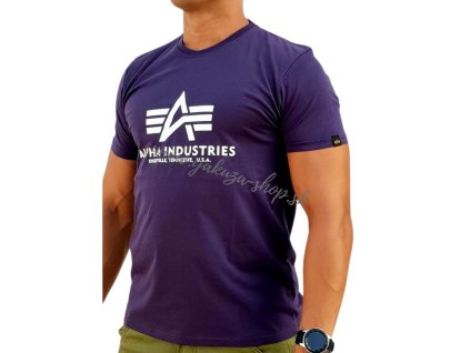 Alpha Industries Basic T Shirt tričko pánske nightside