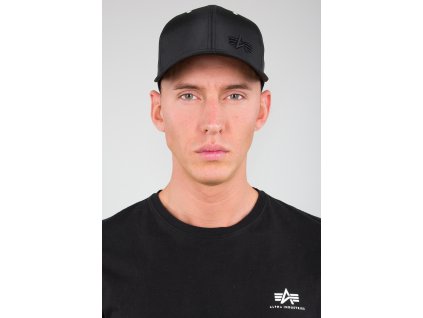 Alpha Industries Small logo Flight Cap šiltovka black
