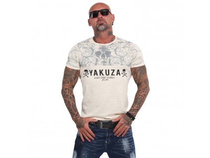 Yakuza ORNAMENTIC SKULL tričko pánske TSB 14054 afterglow