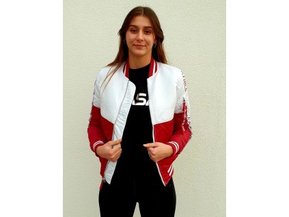 Alpha Industries MA-1 Block Wmn dámska bunda major red