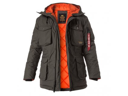 Alpha Industries All Weather Jacket  pánska zimná bunda greyblack