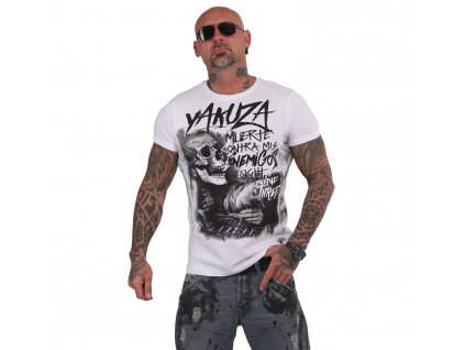 Yakuza MUERTE tričko pánske TSB 15036 white