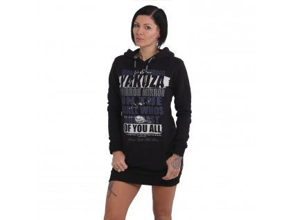 Yakuza dámska dlhá mikina MIRROR - šaty GKB 15105 black