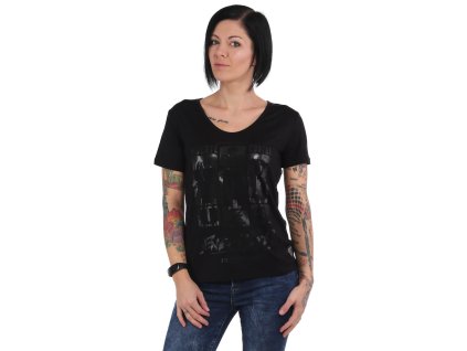 Yakuza dámske tričko CONTRA V Neck GSB 15116 black