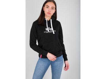 Alpha Industries dámska mikina New Basic Hoody Wmn black a