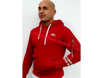 Alpha Industries Unlimited Hoody pánska mikina olive