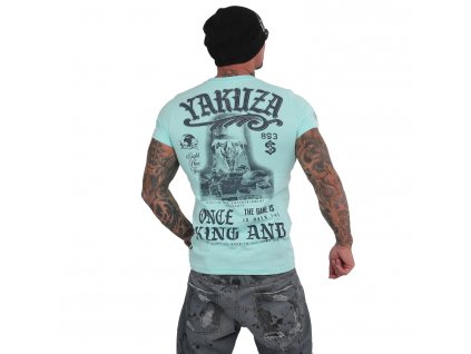 Yakuza KING tričko pánske TSB 15019 aruba blue