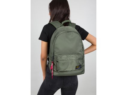 Alpha Industries Crew Backpack ruksak sage green