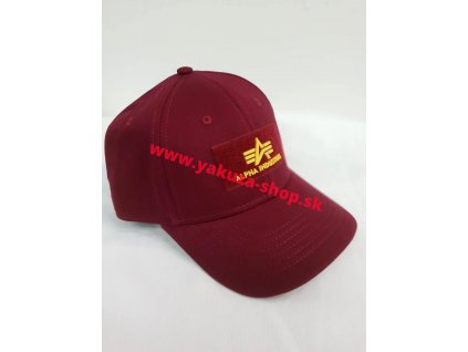 Alpha Industries VLC ll Cap šiltovka burgundy